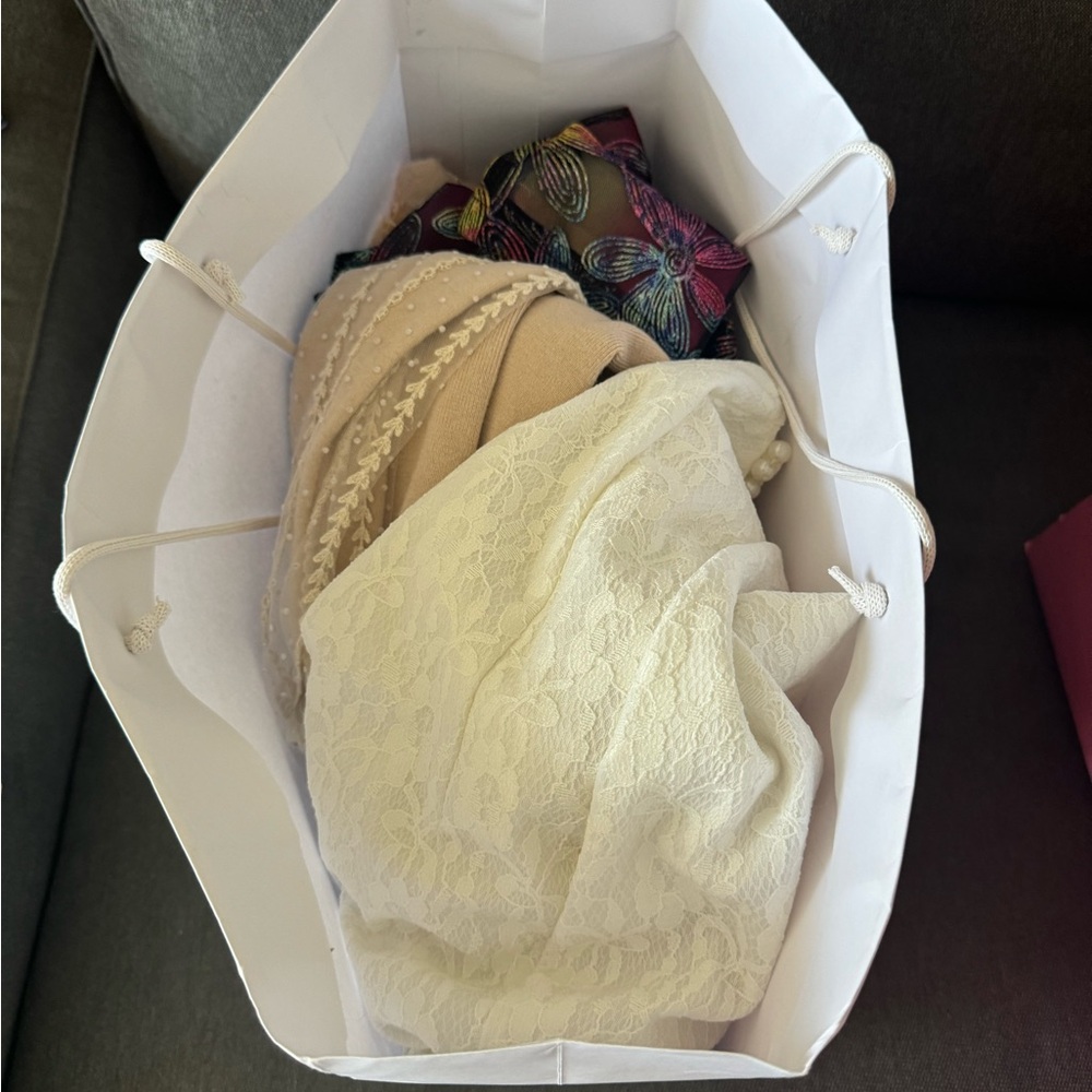 Bundle of clothes - Asian style. tops and bottoms . Fits size 2 up to 4